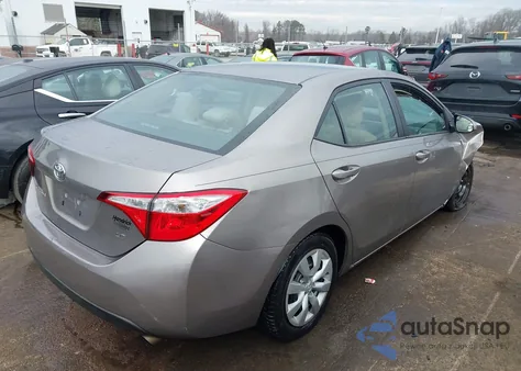 2016 Toyota Corolla Le из США, поврежденный, VIN 2T1BURHE4GC677781